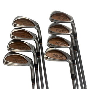 TaylorMade (Used) Right Handed Men's Regular Flex Steel Shaft 8 Pieces Iron Set