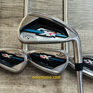 +1" Callaway XR OS Iron Set 6-AW,SW / Steel Stiff Flex (256)