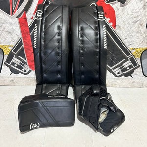 Black Senior 34”+ 1.5” Regular Ritual G4 Goalie Full Set