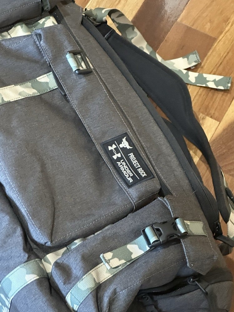 Dwayne Johnson Range Duffle Project Rock Duffle Bag UA X Project