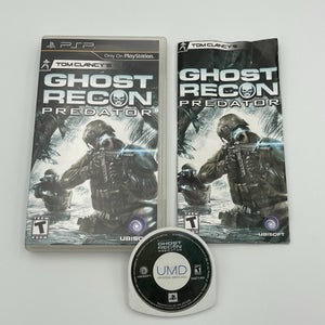 Tom Clancy's Ghost Recon: Predator (Sony PSP, 2010) Complete CIB With Manual