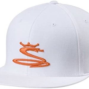 Cobra Youth Tour Snake Snapback Cap (White/Vibrant Orange) 2018 Adjustable Golf