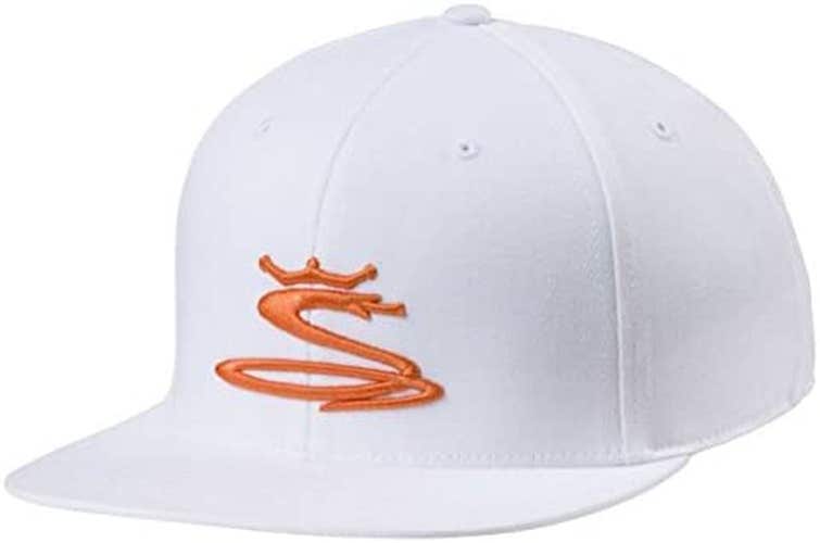 Cobra Youth Tour Snake Snapback Cap (White/Vibrant Orange) 2018 Adjustable Golf