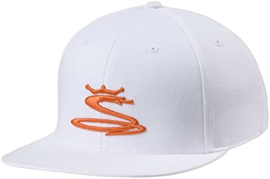 Cobra Youth Tour Snake Snapback Cap (White/Vibrant Orange) 2018 Adjustable Golf