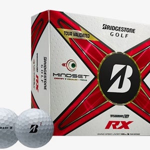 Bridgestone Tour B-RX Mindset Golf Balls (White, 12pk) 1 Dozen  2024 NEW