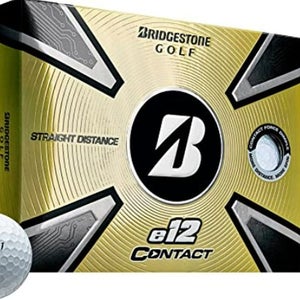 Bridgestone e12 Contact Soft Golf Balls (12pk, WHITE, 2023) NEW