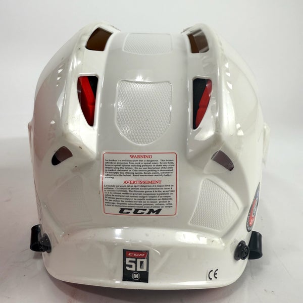 Ccm50 Mask New White CCM 50 Helmet | Medium | SidelineSwap | Buy and Sell on ...
