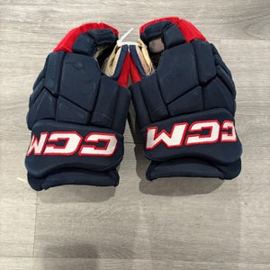 Windsor Spitfire Game Worn CCM HGJSCHL Gloves 14" Pro Stock (Used)