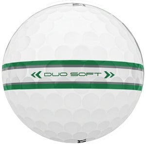 Wilson Staff Duo Soft TRK360 Golf Balls (White/Green, 3pk) 1 Sleeve 2025 NEW
