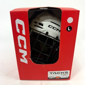 New White CCM Tacks 720 Combo | Large