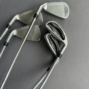 Men's Callaway Steelhead XR Right Handed Iron Set Stiff Flex 5 Pieces Steel Shaft (Used)