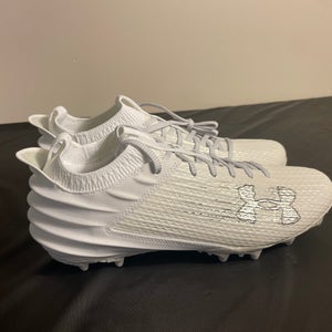 Under Armour Men’s Blur Smoke 2.0 Molded Cleats – White, Men's Size 11 (New)