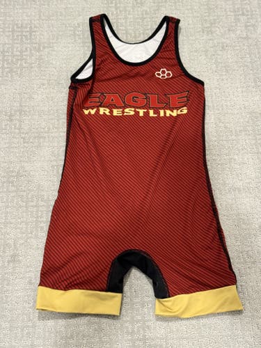 High School Team Issued Rudis Wrestling Singlet - Small