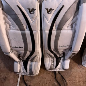 29"  + 1.5” Vaughn Velocity V5 Goalie Leg Pads (Used)