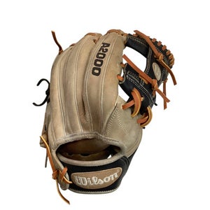 Used Wilson A2000 PRO-STOCK BB/SB Glove RH Throw Black And Grey 11 3/4" 11760-S000075978