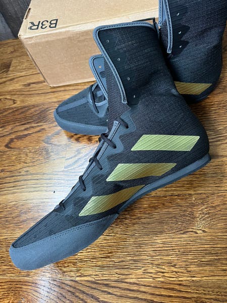 Adidas Box Hog 4 Black Gold Metallic Boxing Shoes Size 11.5 GZ6116 Boxer |  SidelineSwap | Buy and Sell on SidelineSwap