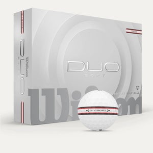 Wilson Staff Duo Soft TRK360 World's Softest Golf Balls White Red Alignment NEW