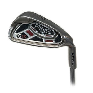 Ping G15 6-PW+UW Black Dot Iron Set Steel Ping AWT Regular Flex