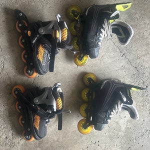 Alkali Inline Skates Regular Width Size 5 (Used)