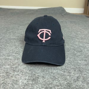 Minnesota Twins Womens Hat Strap Back Navy Pink New Era Cap Baseball MLB Sports