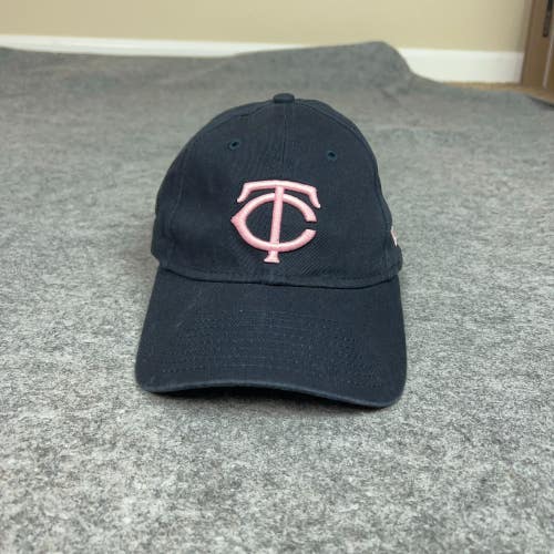 Minnesota Twins Womens Hat Strap Back Navy Pink New Era Cap Baseball MLB Sports