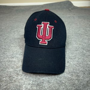 Indiana Hoosiers Mens Hat One Size Flex Black Red Cap College NCAA Sports Casual