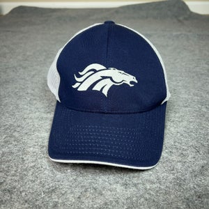 Denver Broncos Mens Hat Snapback Trucker Blue White Cap Football NFL Reebok Logo
