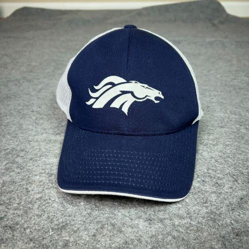 Denver Broncos Mens Hat Snapback Trucker Blue White Cap Football NFL Reebok Logo