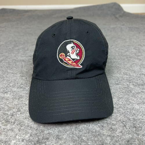 Florida State Seminoles Women Hat Strap Back Black Golf Performance Cap Football