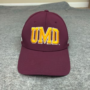 Minnesota Duluth Bulldogs Mens Hat Flex One Size Maroon Gold Cap Hockey College