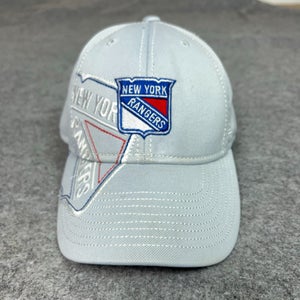 New York Rangers Mens Hat Small Flex Gray Reebok Hockey NHL Sports Casual Logo