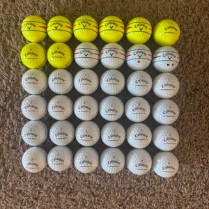 Callaway Chrome Soft Balls 36 Pack (3 Dozen) (Used)