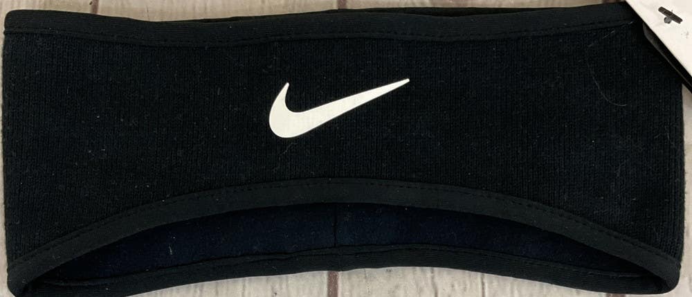 Nike Knit Youth Headband Double Layer Rib Knit Sweat Wicking Fleece Lining