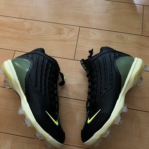 Nike Griffey 2 MCS Baseball Cleats Black Volt  HF1579-001 Men’s 12 NEW