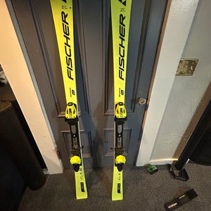Fischer 165 cm RC4 World Cup SL Skis With Bindings Max Din 20 (Used)