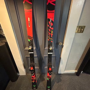 Rossignol 165 cm Hero FIS SL Pro Skis With Bindings Max Din 15 (Used)