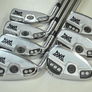 LEFT HANDED PXG Gen5 0311 P 5-W,GW Iron Set Stiff Flex SteelFiber 95  #187885