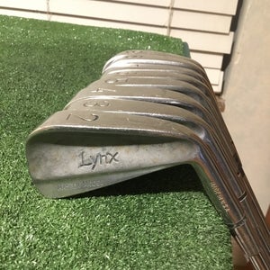 Lynx Master Model Irons Set (2-9 Irons) Regular True Temper Dynalite Steel