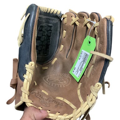 Used Rawlings PREMIUM SERIES BB/SB Glove RH Throw Brown 12" 11479-S000394248