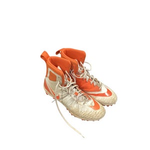 Used Nike FORCE Adult FB Cleats Orange Senior 10 11479-S000394107