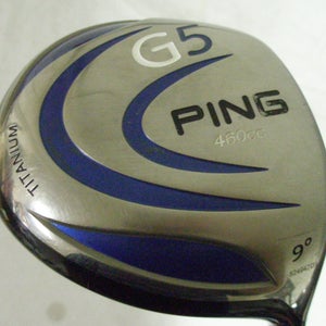 Ping G5 Driver 9* (Grafalloy Prolaunch Blue, Stiff) G-5 460cc Golf Club