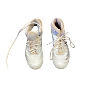 Used New Balance LAX Cleats Boys White Junior 03 11479-S000393993