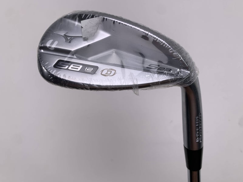 Mizuno S23 Satin Chrome 58* 12 D-Grind KBS Hi-Rev 2.0 Wedge Steel Mens RH