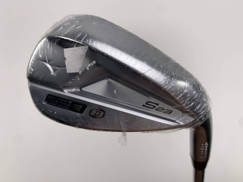 Mizuno S23 Satin Chrome 58* 12 D-Grind KBS Hi-Rev 2.0 Wedge Steel Mens RH