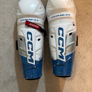 Junior CCM Next 13" Shin Pads Pro Stock (Used)