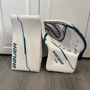 San Jose Sharks Romanov Bauer Supreme Shadow Regular Pro Stock (New)