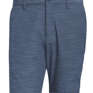 Adidas Men's 7.5" Inch Cuffed Textured Golf Shorts Arctic Night Size 32