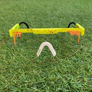 Yellow Frame with Clear Lens ANSI Z87 Pit Viper Safety Sunglasses PV62