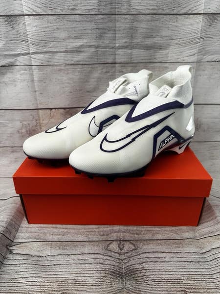 Nike Football Cleats Alpha Menace Elite 3 White/Purple Men  display picture 3