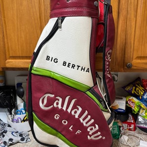 Vintage Rare Callaway Big Bertha Tour Staff Cart Golf Carry Bag (Used)